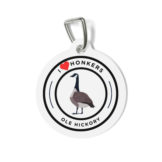 Honkers Pet Tag - White