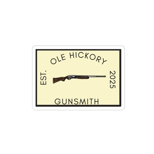 Gunsmith sticker